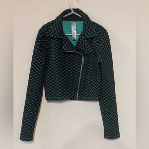 Vintage Kids Biker Style Quilted Jacket